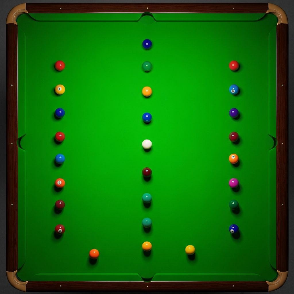 A maximális sorozat snookerben: 147 pont
